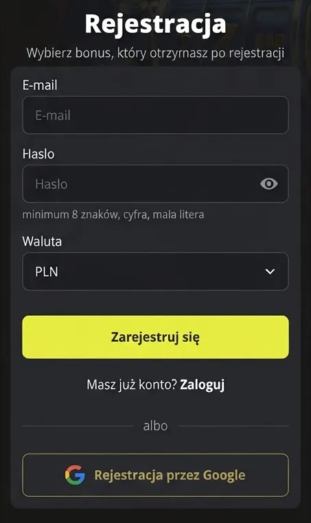 Utworzenie profilu użytkownika